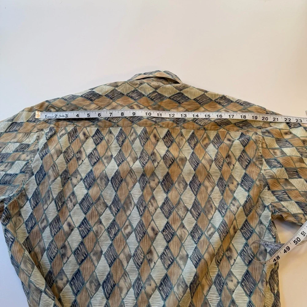 Men’s Burma Bibas Geometric Shirt Size Medium​ - Picture 6 of 7